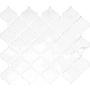 Mosaik Florentiner hvid blank 29,5x24,5 cm