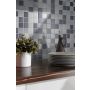 Mosaik Antislip keramik grå mix 30,6 x 30,6 cm
