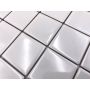 Mosaik Uni blank hvid 29,8 x 29,8 cm