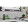 Mosaik Uni blank hvid 29,8 x 29,8 cm