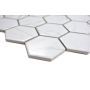 Mosaik hexagon hvid blank 325X281X6 mm