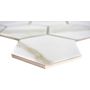 Mosaik Hexagon Calacatta porcelæn marmor 26,5 x 29,5 cm