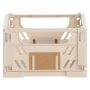 Foldbar opbevaringskasse natural 17x12,5x7 cm 2 stk.