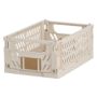 Foldbar opbevaringskasse natural 25x16,5x10 cm 2 stk.