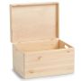 Zeller opbevaringskasse med låg fyr 40x30x23 cm