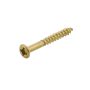Træskrue messing 2,5x20 mm