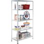 Regalux stålreol Express med 5 hylder 188x100x45 cm 65 kg galvaniseret 
