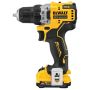 Dewalt boremaskine DCD701 12V XR TSTAK m/batterier og lader