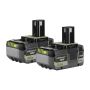 Ryobi batterisæt RB1850X2F24 One+ 18V Li-Ion 5,0Ah 2 stk.