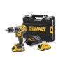 DeWalt slagboremaskine kulløs 18V 2,0Ah XR Li-Ion DCD796D2 m/batteri & lader