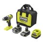 Ryobi slagboremaskine RPD18C-242S ONE+ HP 18 V m/batteri & lader