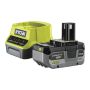 Ryobi startsæt RC18120-140X One+ 18V Li-Ion 4,0Ah m/batteri og lader