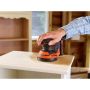 Black & Decker excentersliber 18V uden batteri og lader