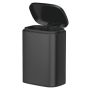 Vægmonteret affaldsspand mat sort 5l 