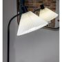 Markslöjd Mira gulvlampe sort/offwhite