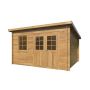 Palmako skur Alice brun trykimprægneret 11 m²