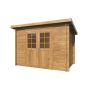 Palmako skur Alice brun trykimprægneret 4,7 m²