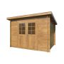 Palmako skur Alice brun trykimprægneret 6,1 m²
