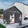 Plus legehus m/bænk Cozy ubehandlet 184x208 cm inkl. tagpap og alulister  