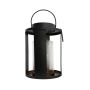 Garden Life lanterne metal/glas sort/kobber H30 cm