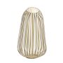 Garden Life lanterne metal beige 40x25,5 cm