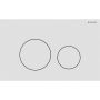 Geberit betjeningsplade Sigma40 rund mat hvid