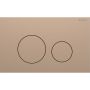 Geberit betjeningsplade Sigma40 rund rødguld