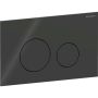 Geberit betjeningsplade Sigma40 rund sort glas