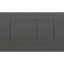 Geberit betjeningsplade Sigma40 square sort krom