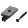 T-clips WPC Cosmo Deck med skruer & bits 100 stk - Wimex