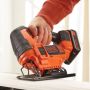 Black & Decker akku stiksav BDCJS18-QW 18V inkl. batteri og lader 