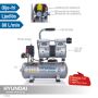 Hyundai Super Silent kompressor 0,75 HK 8L 8 bar