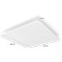 Phillips Hue loftlampe LED Aurelle White Ambience hvid 60x60 cm 55 W