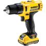 Dewalt bore-/skruemaskine XR kompakt 12V m/batteri og lader 2x2Ah