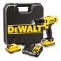 Dewalt bore-/skruemaskine XR kompakt 12V m/batteri og lader 2x2Ah