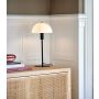 Nordlux bordlampe Ellen sort/opal E14 Ø20 cm