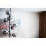 Scan Lamps pendel Molekyl sort/røgfarvet 7xG9 H58 cm