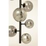 Scan Lamps pendel Molekyl sort/røgfarvet 7xG9 H58 cm