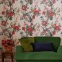 Joules Forest Chinoiserie tapet blomster 10,05x0,52m lyserød
