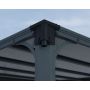Palram Canopia havepavillon Milano 3000 grå 9,5 m²