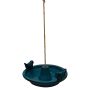 GardenLife fuglebad hængende keramik assorteret 30x27,6x10,2 cm