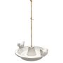 GardenLife fuglebad hængende keramik assorteret 30x27,6x10,2 cm