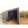 Allview tilbygning til Cubic skur sort 200x240x330 cm