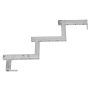 Hortus trappevange 3-trin galvaniseret