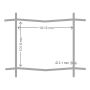 Hortus havehegn galvaniseret 0,6x25 m maskestørrelse 10x10 cm