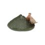 GardenLife fuglebad bladformet m/2 fugle 21x19,2x6,7 cm