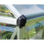 Drivhus Hybrid polycarbonat/aluminium 4,6 m²