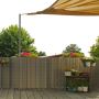 Videx altanafskærmning Rügen beige/plast 300 cm 