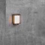Nordlux LED væglampe Nestor sort/alu 8 W med sensor