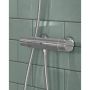 Gustavsberg brusearmatur m/termostat Atlantic 150 c-c krom